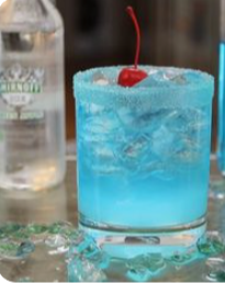 Wind Down Wednesday - Blue Raspberry Dreams Cocktail