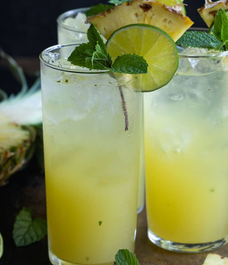 Cheers to the Freakin  Weekend - Pineapple Mojito!