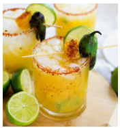 Cheers to the Freakin Weekend - Mango Chili Margarita