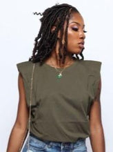 Load image into Gallery viewer, Padded T-Shirt (Olive)
