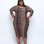 Load image into Gallery viewer, Mary Jane Leopard Dress (Plus)
