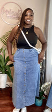 Load image into Gallery viewer, Dolled Up Denim Skirt
