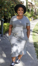 Load image into Gallery viewer, Gabby Dress (Plus) Grey
